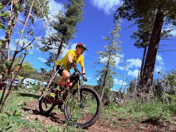 Mountain biking the Sacramento Mountains singletrack near Cloudcroft