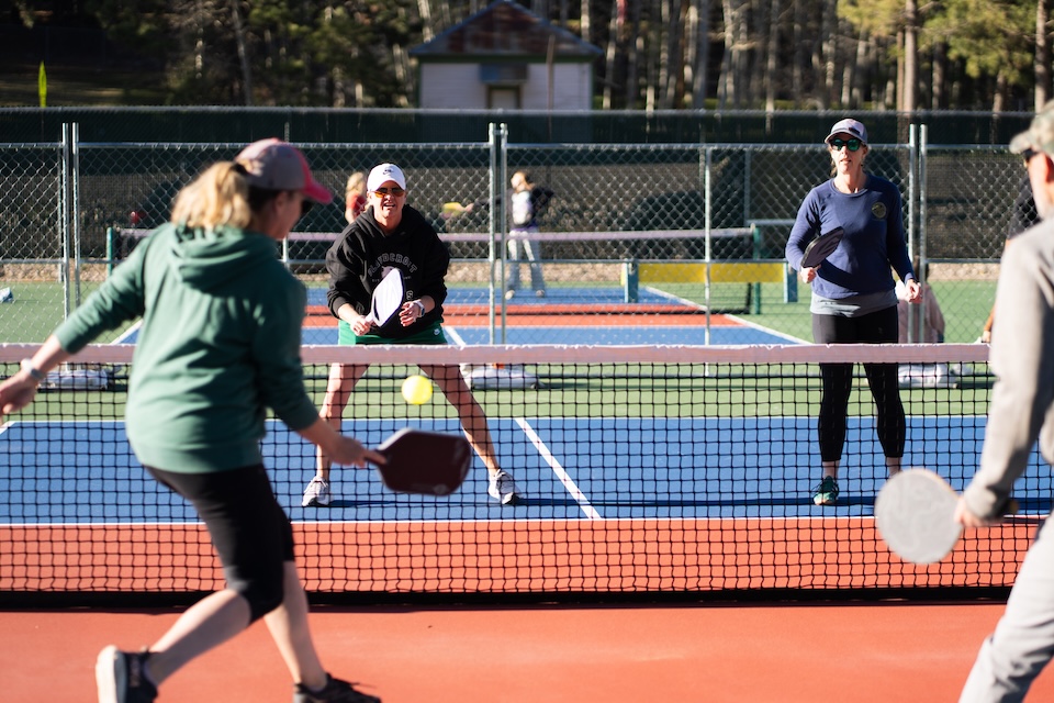 Pickleball courts at Zenith Park in Cloudcroft