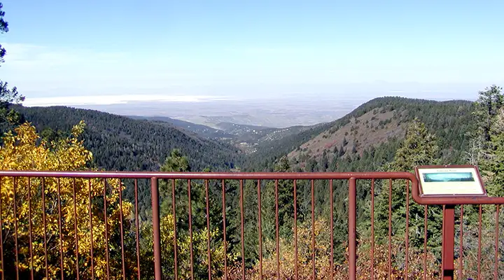 Scenic mountain byway south of Cloudcroft