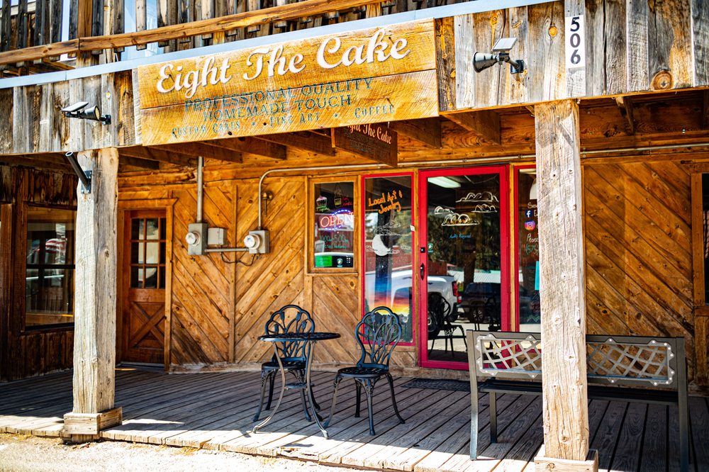 Eight the Cake storefront on Burro Avenue in Cloudcroft