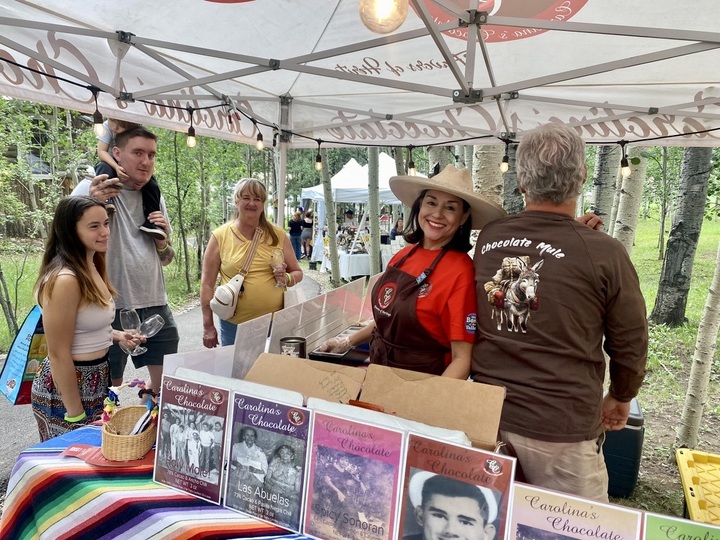 The Sacramento Mountains Historical Museum and Pioneer Village campus during Art and Wine in the Cool Pines