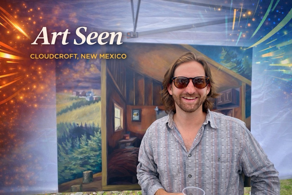 Artwork on display at a Cloudcroft gallery