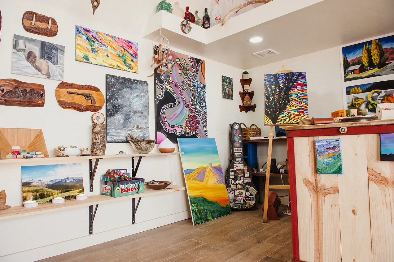 The Little Gallery storefront in Cloudcroft