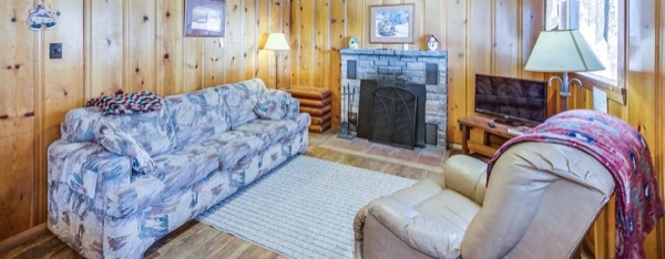 Cabin interior view at The Cabins at Cloudcroft
