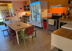 Fully equipped shared kitchen at Cloudcroft Hostel