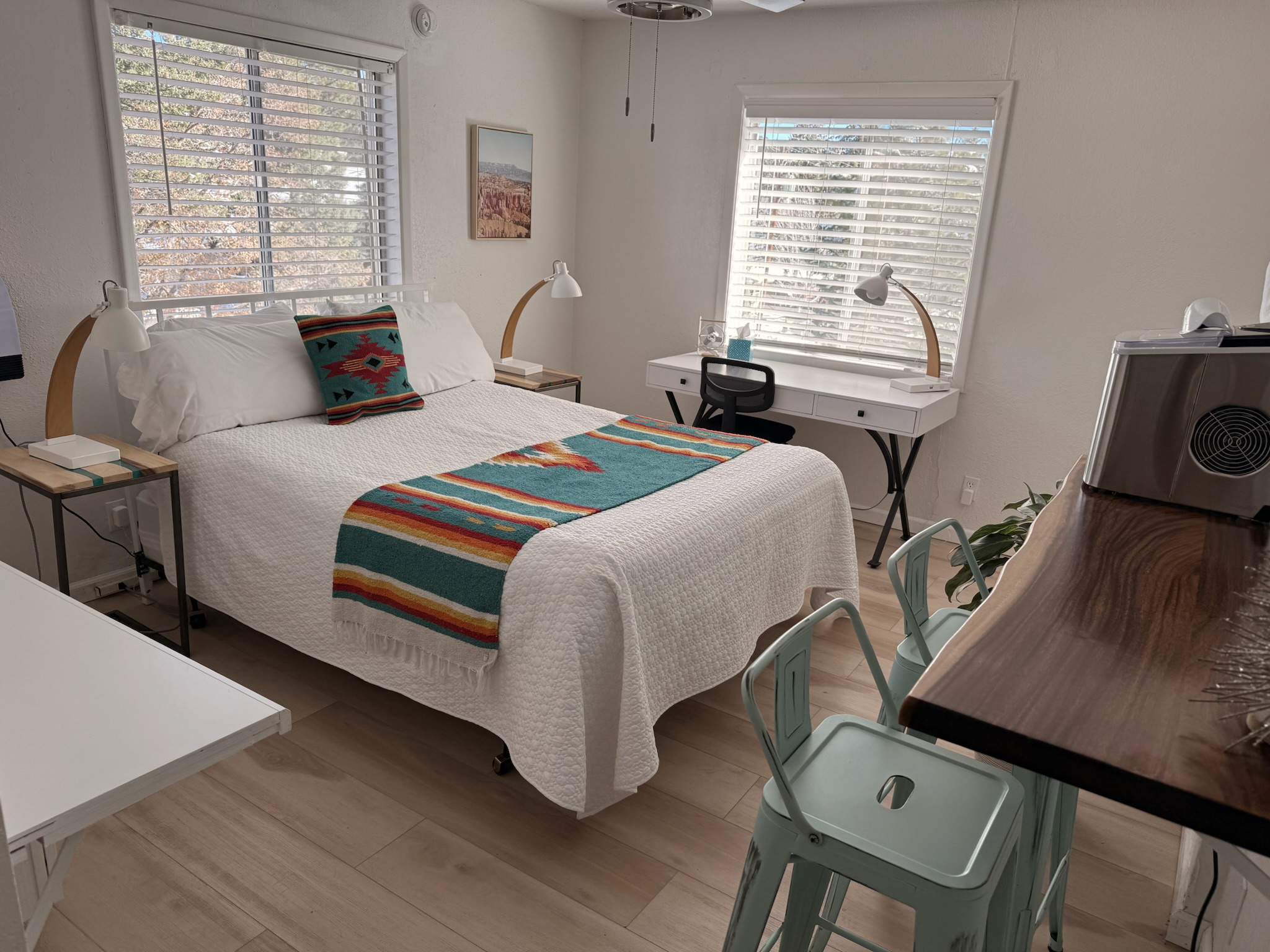 The Summit Inn renovated room in Cloudcroft